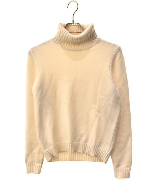 Zanone（ザノーネ）Zanone (ザノーネ) ミドルゲージタートルネックニット　810005-Z0229 ホワイト サイズ:44の古着・服飾アイテム