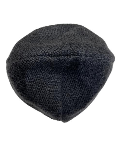 MONCLER（モンクレール）MONCLER (モンクレール) logo-patch wool beanie/ロゴトリコロールニット帽/BERRETTO グレー サイズ:Freeの古着・服飾アイテム