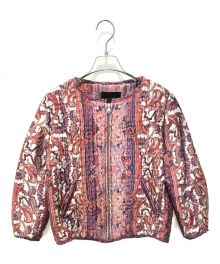 ISABEL MARANT（イザベルマラン）の古着「ノーカラー中綿ジャケット」｜マルチカラー