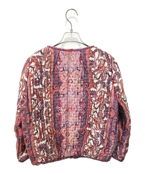 ISABEL MARANT（イザベルマラン）ISABEL MARANT (イザベルマラン) ノーカラー中綿ジャケット マルチカラー サイズ:34の古着・服飾アイテム