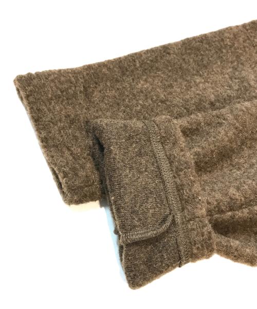 JACKMAN（ジャックマン）jackman (ジャックマン) Wool Collarless Jacket ブラウン サイズ:Mの古着・服飾アイテム