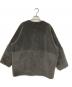 BEAUTY&YOUTH (ビューティーアンドユース) ボア×フェイクムートン ノーカラーリバーシブルコート グレー サイズ:FREE：11000円