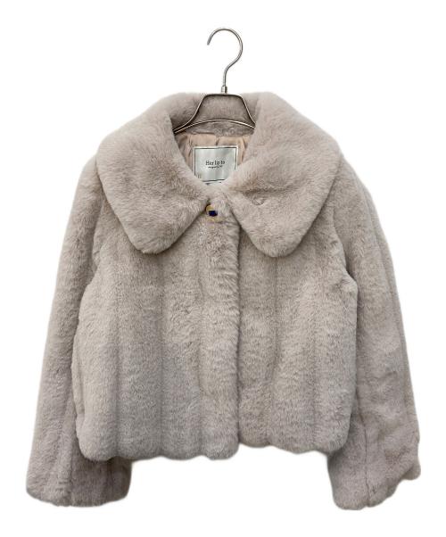 HER LIP TO（ハーリップトゥ）Her lip to (ハーリップトゥ) Winter Love Faux Fur Coat ピンク サイズ:Ｍの古着・服飾アイテム