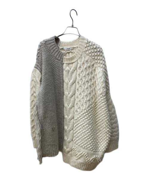 Venit（ヴェニット）Venit (ヴェニット) ケーブルニット ホワイト サイズ:38の古着・服飾アイテム