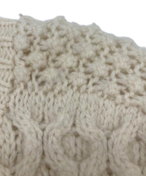 Venit（ヴェニット）Venit (ヴェニット) ケーブルニット ホワイト サイズ:38の古着・服飾アイテム