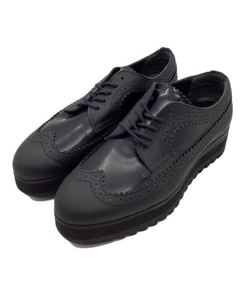 Onitsuka Tiger（オニツカタイガー）Onitsuka Tiger (オニツカタイガー) ブローグシューズ ブラック サイズ:23㎝の古着・服飾アイテム