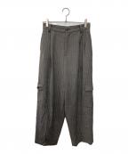 BEAUTY&YOUTHビューティーアンドユース）の古着「ヘリンボーンカーゴパンツ」｜ブラック