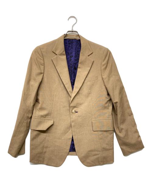 Needles（ニードルズ）Needles (ニードルズ) パピヨンペイズリー裏地レーヨンブレンドシングルブレストジャケット ベージュ サイズ:Sの古着・服飾アイテム