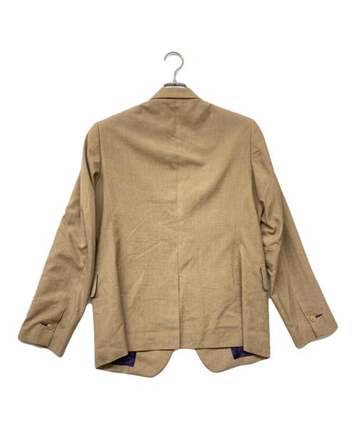 Needles（ニードルズ）Needles (ニードルズ) パピヨンペイズリー裏地レーヨンブレンドシングルブレストジャケット ベージュ サイズ:Sの古着・服飾アイテム
