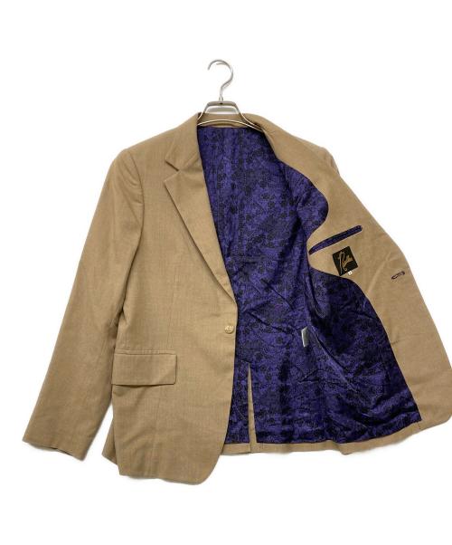 Needles（ニードルズ）Needles (ニードルズ) パピヨンペイズリー裏地レーヨンブレンドシングルブレストジャケット ベージュ サイズ:Sの古着・服飾アイテム