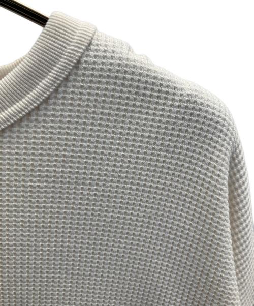 COOTIE PRODUCTIONS（クーティープロダクツ）COOTIE PRODUCTIONS (クーティープロダクツ) N/C Waffle Crew アイボリー サイズ:Мの古着・服飾アイテム