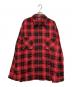 ROTTWEILER（ロットワイラー）の古着「R9 CHECK OPENCOLLAR SHIRT」｜レッド