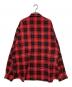 ROTTWEILER (ロットワイラー) R9 CHECK OPENCOLLAR SHIRT レッド サイズ:M：10000円