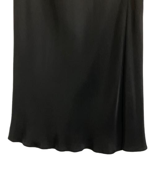FRAMeWORK（フレームワーク）FRAMeWORK (フレームワーク) シルキーキュプラバイアススカート ブラック サイズ:38の古着・服飾アイテム