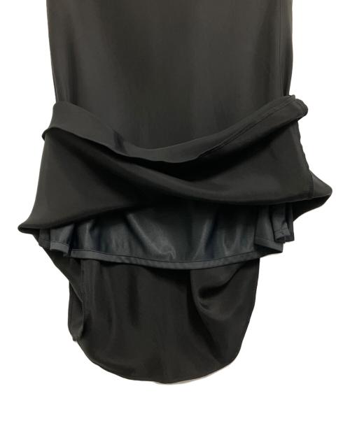 FRAMeWORK（フレームワーク）FRAMeWORK (フレームワーク) シルキーキュプラバイアススカート ブラック サイズ:38の古着・服飾アイテム