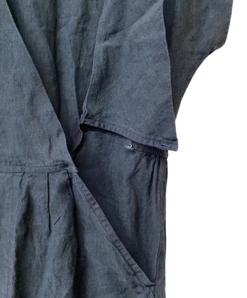 ticca（ティッカ）ticca (ティッカ) リネンコンビネゾン ネイビー サイズ:Freeの古着・服飾アイテム