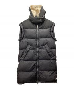 中古・古着通販】CCU (シーシーユー) QUILTED VEST/レザーキルティング
