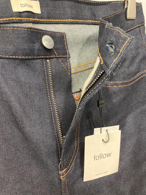 follow（フォロー）FOLLOW (フォロー) デニムパンツ インディゴ サイズ:SIZE 76cm (W30)の古着・服飾アイテム