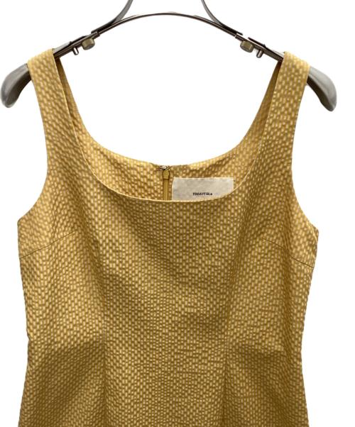 TODAYFUL（トゥデイフル）TODAYFUL (トゥデイフル) ギンガムチェックペンシルドレス イエロー サイズ:SIZE 38の古着・服飾アイテム