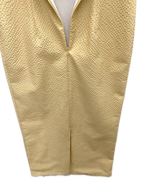 TODAYFUL（トゥデイフル）TODAYFUL (トゥデイフル) ギンガムチェックペンシルドレス イエロー サイズ:SIZE 38の古着・服飾アイテム