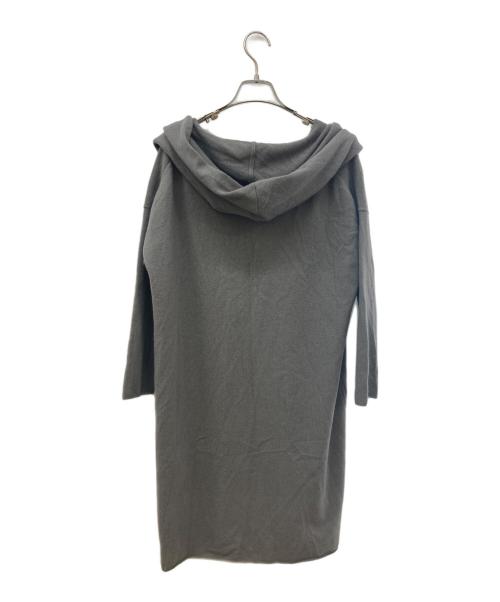 evam eva（エヴァムエヴァ）evam eva (エヴァムエヴァ) カシミヤローブ グレー サイズ:Freeの古着・服飾アイテム