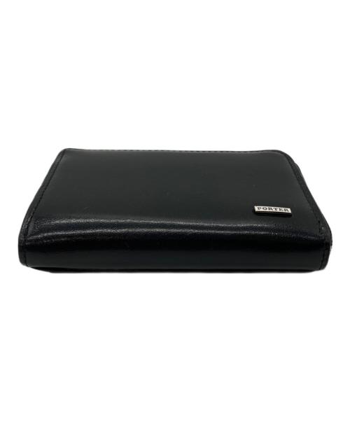PORTER（ポーター）PORTER (ポーター) SHEEN  COIN & PASS CASE　シーン コイン アンド パスケース ブラックの古着・服飾アイテム