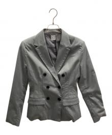 L'AUBE BLANC（ローブ ブラン）の古着「Waist Shape Jacket」｜グレー