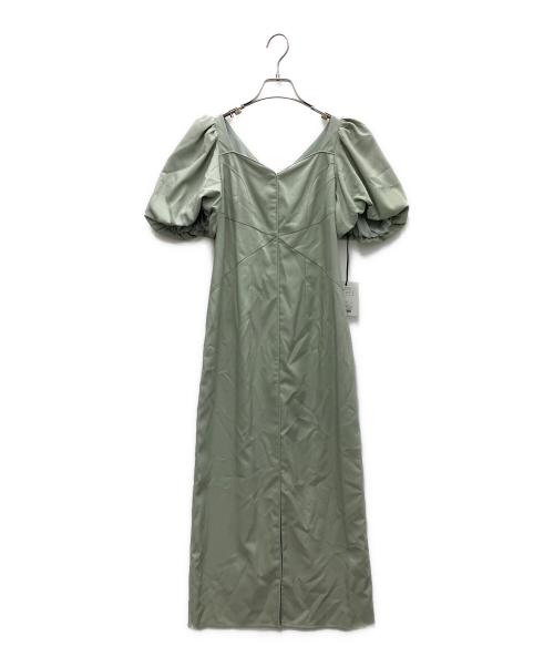 HER LIP TO（ハーリップトゥ）HER LIP TO (ハーリップトゥ) Dreamscape Twill Dress ライトグリーン サイズ:Mの古着・服飾アイテム