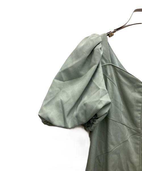 HER LIP TO（ハーリップトゥ）HER LIP TO (ハーリップトゥ) Dreamscape Twill Dress ライトグリーン サイズ:Mの古着・服飾アイテム