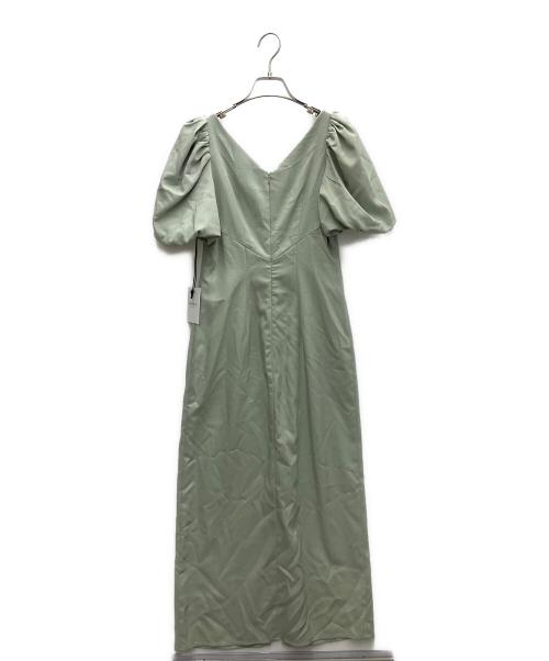 HER LIP TO（ハーリップトゥ）HER LIP TO (ハーリップトゥ) Dreamscape Twill Dress ライトグリーン サイズ:Mの古着・服飾アイテム