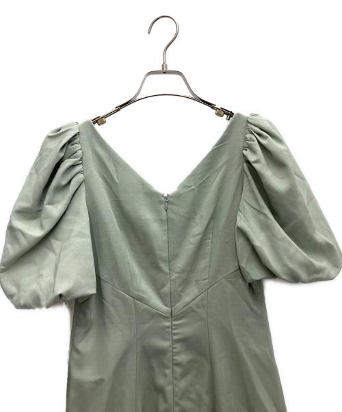 HER LIP TO（ハーリップトゥ）HER LIP TO (ハーリップトゥ) Dreamscape Twill Dress ライトグリーン サイズ:Mの古着・服飾アイテム