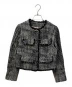 HER LIP TOハーリップトゥ）の古着「Wool-Blend Fancy Tweed Jacket」｜ブラック
