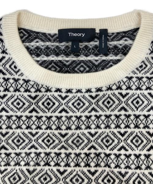 theory（セオリー）theory (セオリー) カシミヤニット ブラック サイズ:Lの古着・服飾アイテム
