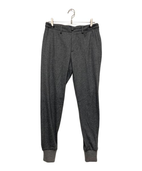G.T.A（ジーティーアー）G.T.A (ジーティーアー) 裾リブウールテーパードパンツ グレー サイズ:SIZE 46の古着・服飾アイテム