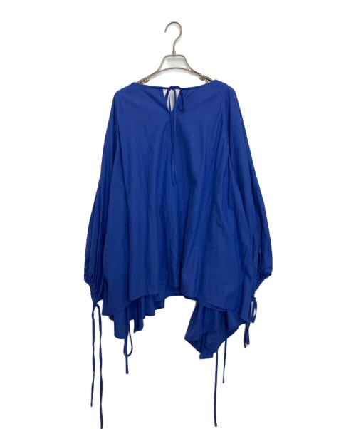 BASERANGE（ベースレンジ）BASERANGE (ベースレンジ) HONDA BLOUSE RAW SILK ブルー サイズ:Freeの古着・服飾アイテム
