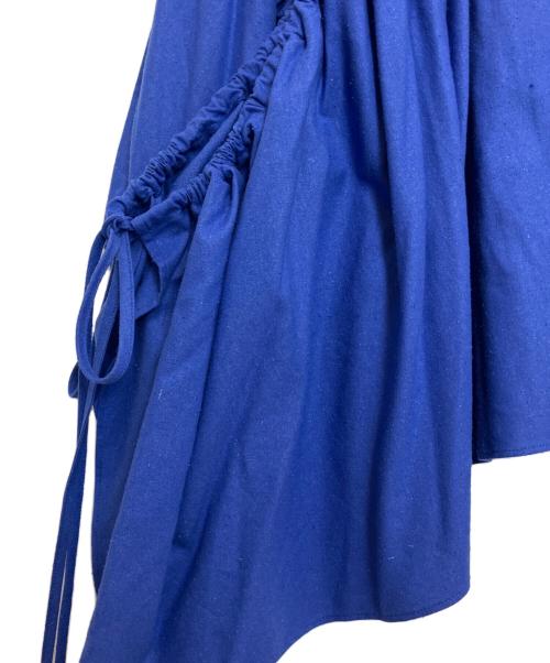 BASERANGE（ベースレンジ）BASERANGE (ベースレンジ) HONDA BLOUSE RAW SILK ブルー サイズ:Freeの古着・服飾アイテム