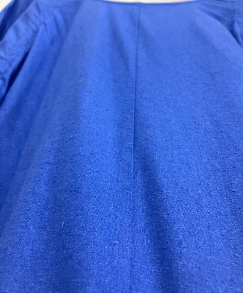 BASERANGE（ベースレンジ）BASERANGE (ベースレンジ) HONDA BLOUSE RAW SILK ブルー サイズ:Freeの古着・服飾アイテム