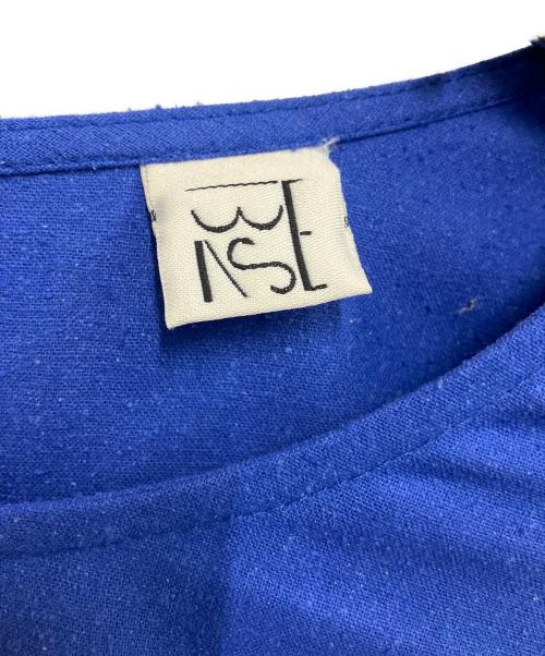 BASERANGE（ベースレンジ）BASERANGE (ベースレンジ) HONDA BLOUSE RAW SILK ブルー サイズ:Freeの古着・服飾アイテム