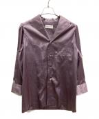 BELPERベルパー）の古着「GLOSSY WESTAN SHIRT」｜パープル