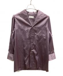 BELPER（ベルパー）の古着「GLOSSY WESTAN SHIRT」｜パープル