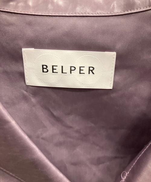 BELPER（ベルパー）BELPER (ベルパー) GLOSSY WESTAN SHIRT パープル サイズ:フリーの古着・服飾アイテム