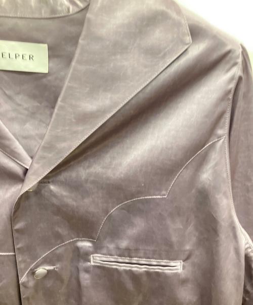 BELPER（ベルパー）BELPER (ベルパー) GLOSSY WESTAN SHIRT パープル サイズ:フリーの古着・服飾アイテム
