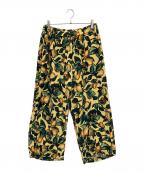 journal standard luxeジャーナルスタンダード ラックス）の古着「フルーツPt イージーパンツ」｜イエロー