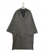 SLOBE IENAスローブ イエナ）の古着「HAMILTONダブルフェイスウールロングコート」｜ブラック