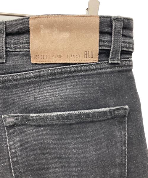 BRIGLIA 1949（ブリリア 1949）BRIGLIA 1949 (ブリリア 1949) BLACK DENIM PANTS ブラック サイズ:46の古着・服飾アイテム