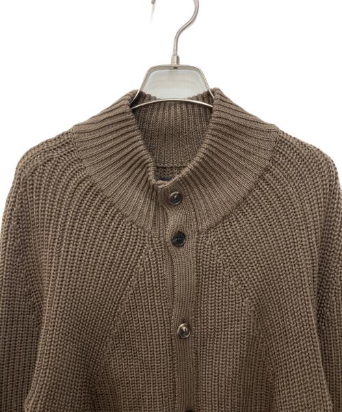 BATONER（バトナ―）BATONER (バトナ―) UNITED ARROWS (ユナイテッドアローズ) 別注 SIGNATURE アゼボタンカーディガン ブラック サイズ:2の古着・服飾アイテム