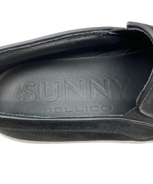PELLICO SUNNY（ペリーコサニー）PELLICO SUNNY (ペリーコサニー) GIOIAスウェードスリッポン ブラック サイズ:SIZE 40の古着・服飾アイテム
