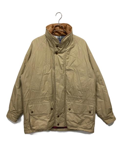 NAUTICA（ノーティカ）NAUTICA (ノーティカ) 90s レザーカラーハンティングジャケット ベージュ サイズ:Mの古着・服飾アイテム