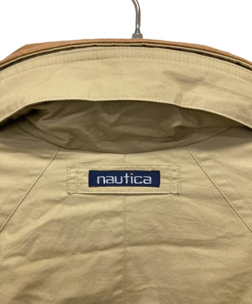 NAUTICA（ノーティカ）NAUTICA (ノーティカ) 90s レザーカラーハンティングジャケット ベージュ サイズ:Mの古着・服飾アイテム