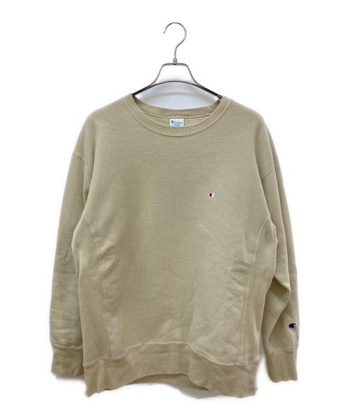 Champion REVERSE WEAVE（チャンピオン リバース ウィーブ）Champion REVERSE WEAVE (チャンピオン リバース ウィーブ) スウェット ベージュ サイズ:XLの古着・服飾アイテム